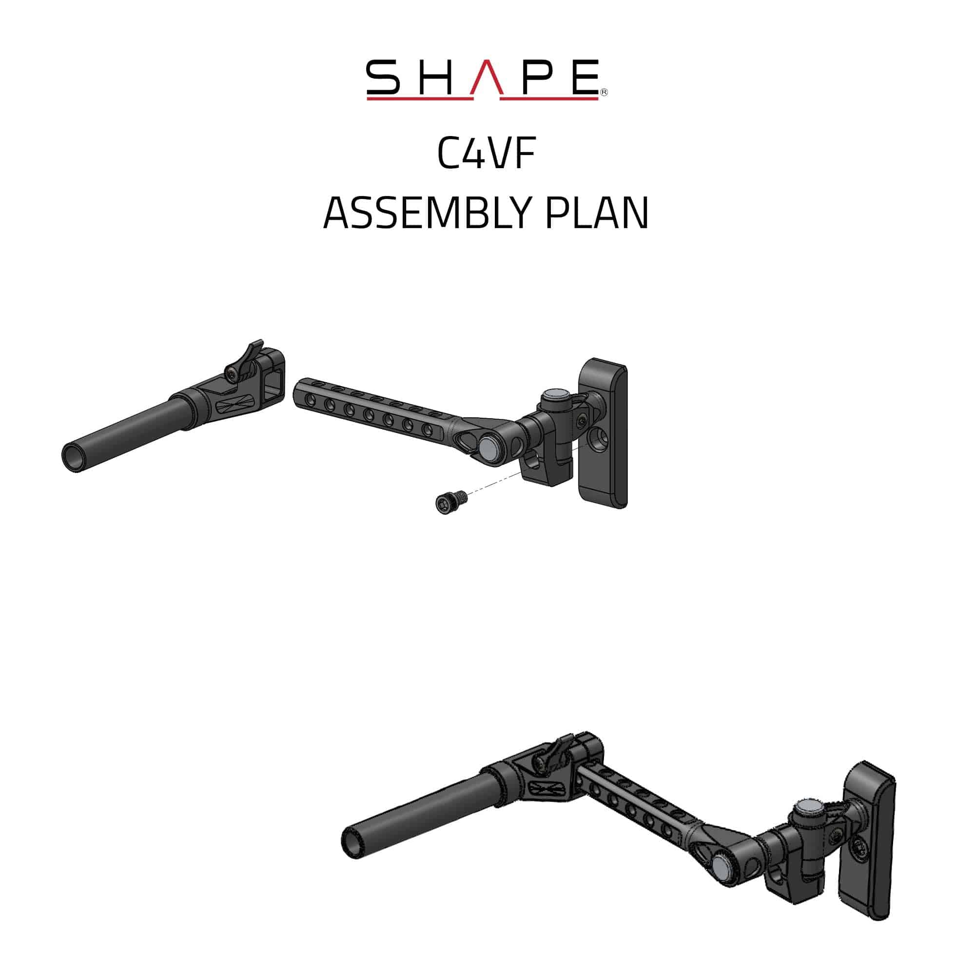 SHAPE CANON C400 PUSH BUTTON VIEWFINDER MOUNT - 5