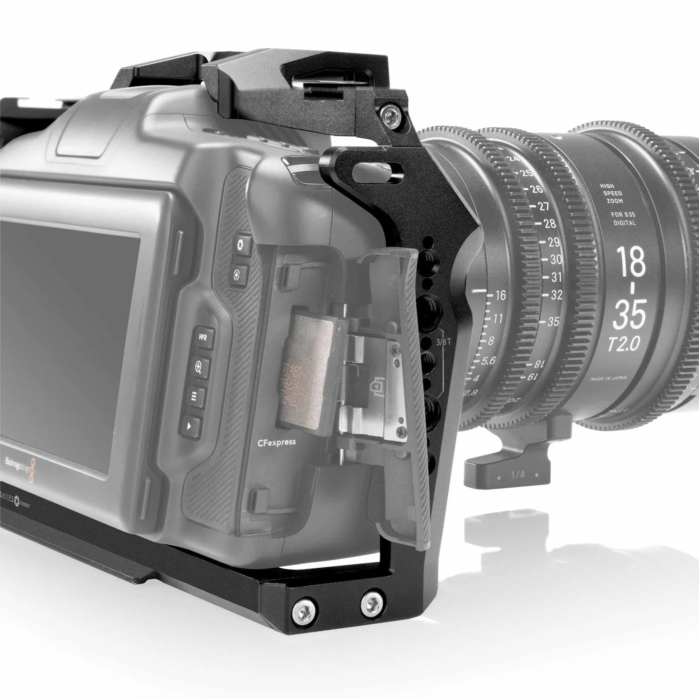 SHAPE Cage for Blackmagic Cinema Camera 6K/6K Pro/6K G2 with Top handle & 15mm LWS Rod System – för filmskapare - 10