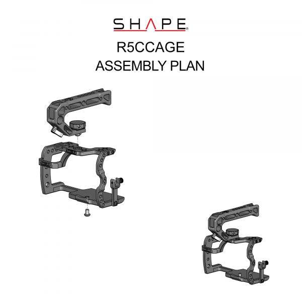 SHAPE Cage for CANON R5C/R5/R6 – för filmskapare - 10
