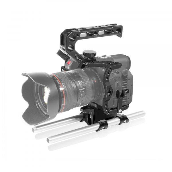 SHAPE Camera Cage with 15mm LWS Rod System for Canon EOS R5 C, R5, and R6 – för filmskapare