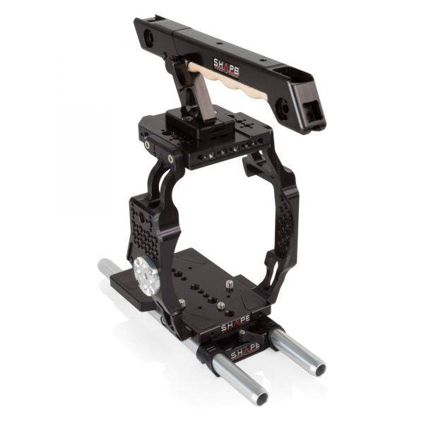 SHAPE Cage with Baseplate, Top Handle & 15mm LWS Rods for Canon EOS C200 – för filmskapare - 3
