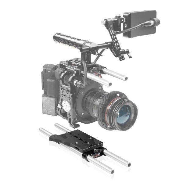 SHAPE Canon C500 Mark II, C300 Mark III 15mm Lightweight Baseplate - 3