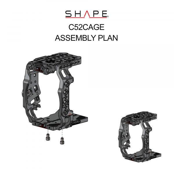 SHAPE Canon C500 Mark II, C300 Mark III Camera Cage - 8