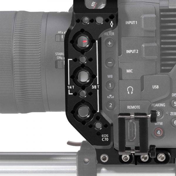 SHAPE Canon C70 baseplate, cage with handles - 7