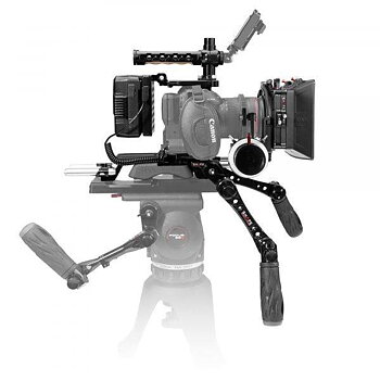 SHAPE Canon C70 baseplate, cage with handles, matte box, follow focus pro