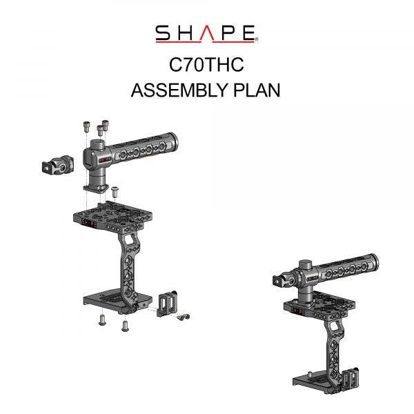 SHAPE Canon C70 cage and top handle – för filmskapare - 10