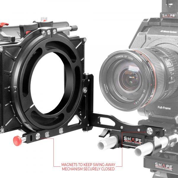 SHAPE Compact REVOLT Shoulder Baseplate with Follow Focus, HAND15Shadow and Matte Box Kit - 13