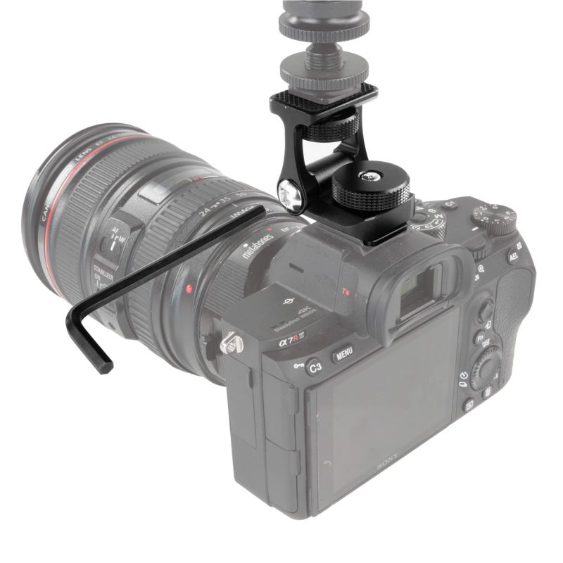 SHAPE Friction Tilt Cold Shoe Mount for Monitor, Light & Microphones - 3