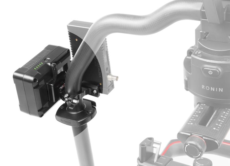 SHAPE Full Play 14.8V 98Wh Rechargeabel Lithium-Ion V-Mount Battery with V-Mount Battery Dock Clamp for 30mm Gimbal Handlebar - 4