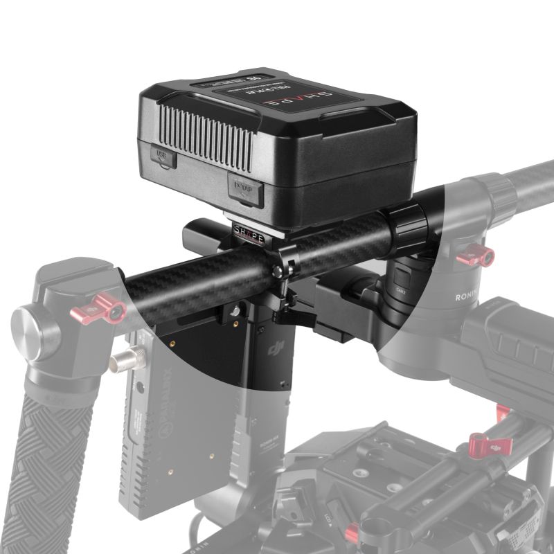 SHAPE Full Play 14.8V 98Wh Rechargeable Lithium-Ion V-Mount Battery with V-Mount Battery Dock for Clamp for 25mm Gimbal Handlebar – för filmskapare - 2