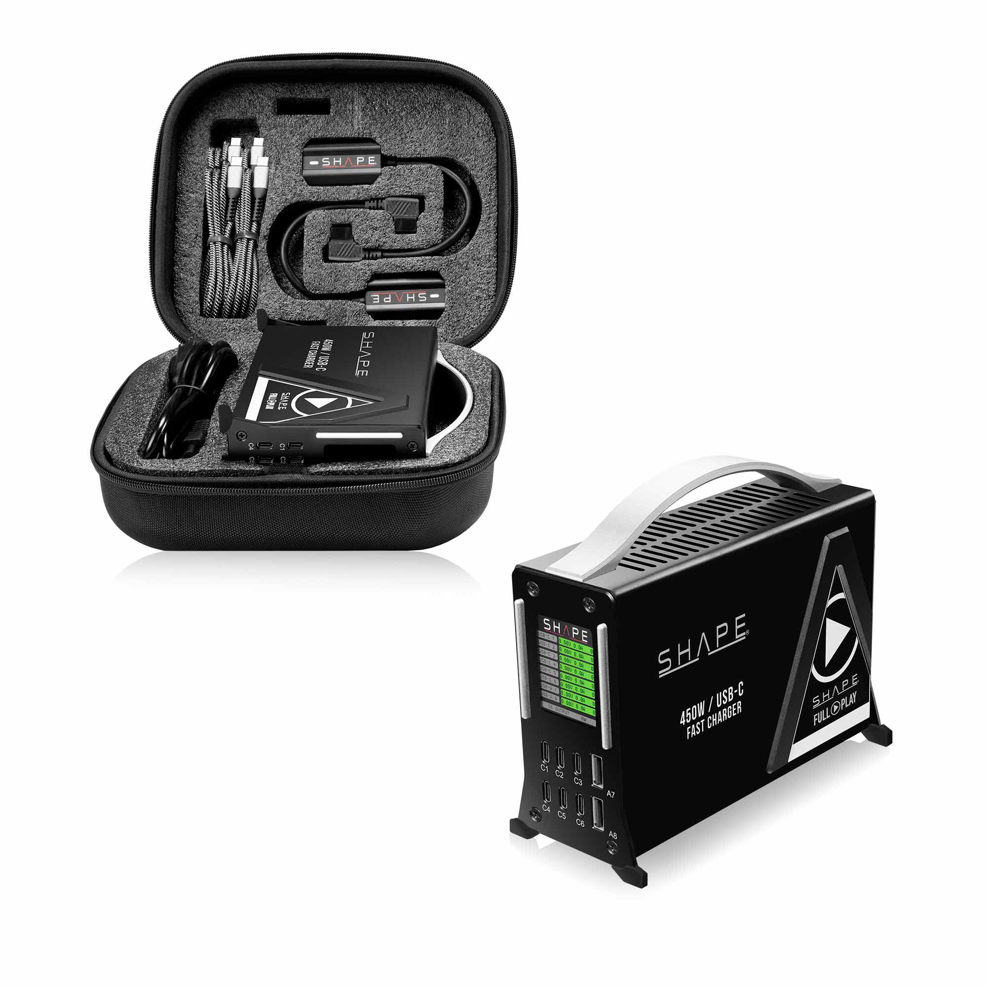 SHAPE KIT USB-C FAST CHARGER 2x Mini V-mount 50Wh BATTERY - 3