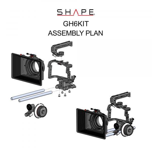 SHAPE Kit mit Matte Box Follow Focus for PANASONIC LUMIX GH6 – för filmskapare - 12