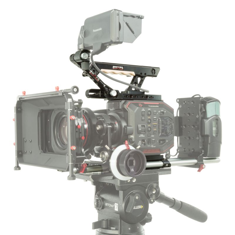 SHAPE Panasonic AU-EVA1 15mm LW Handle EVF Mount – för filmskapare - 3