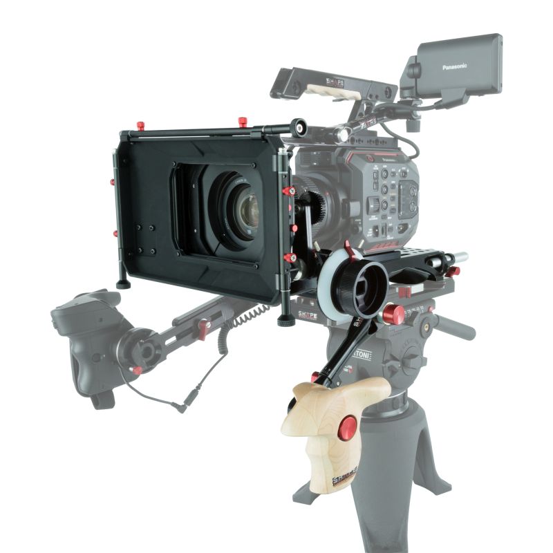 SHAPE Panasonic AU-EVA1 Baseplate Follow Focus Matte Box – för filmskapare - 2