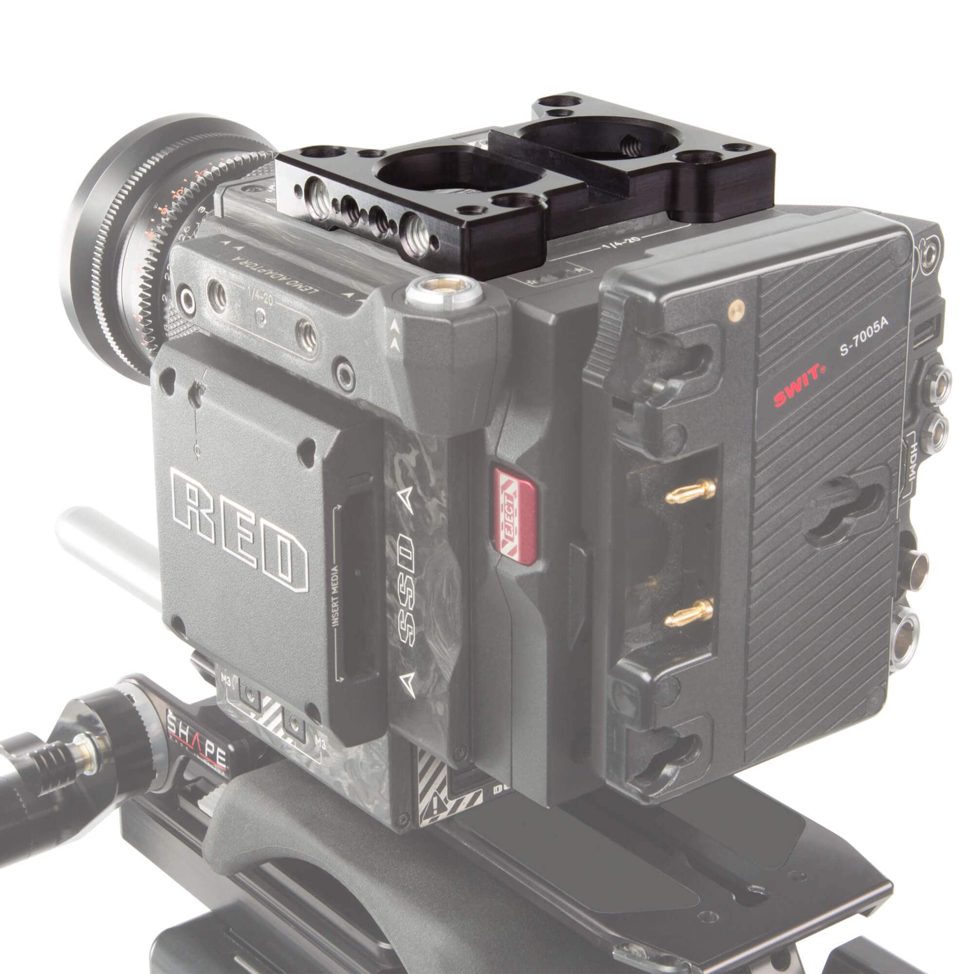 SHAPE Red DSMC2 Top Plate – för filmskapare - 3