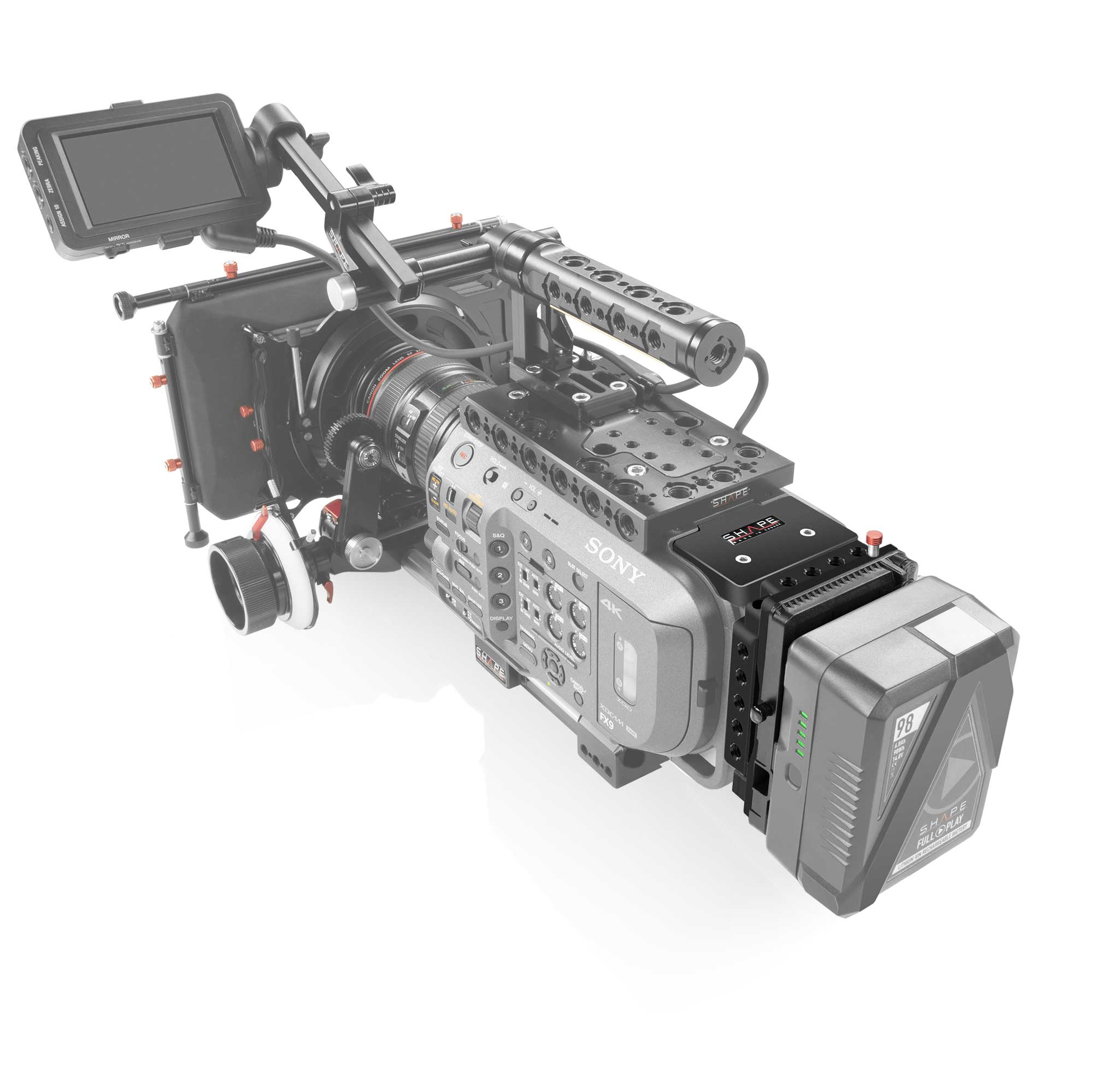 SHAPE SONY FX9 V-MOUNT PIVOTING BATTERY PLATE – för filmskapare - 3