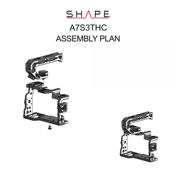 SHAPE Sony A7S3, A7 IV Cage und Top Handle – för filmskapare - 6