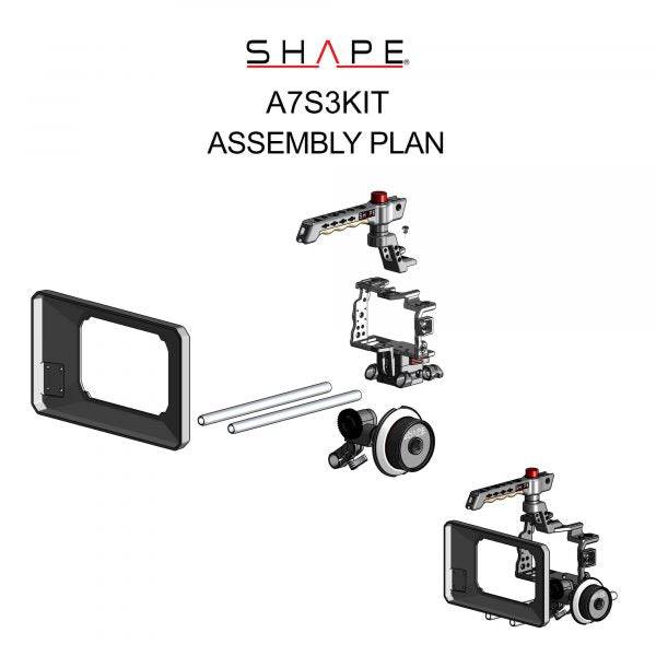 SHAPE Sony A7S3, A7 IV Kit mit Matte Box and Follow Focus - 14