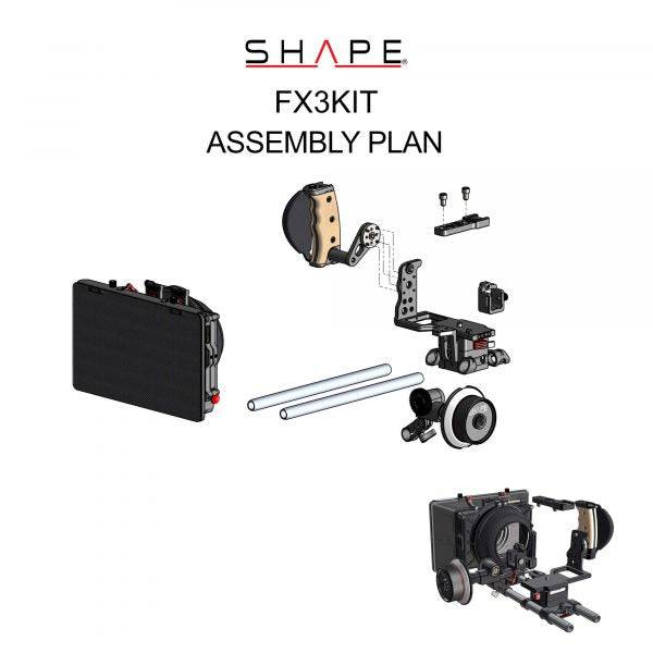 SHAPE Sony FX3/FX30 Kit Matte Box Follow Focus - 11