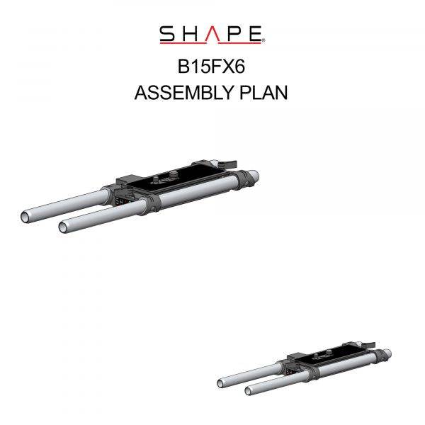 SHAPE Sony FX6 15 mm base - 7