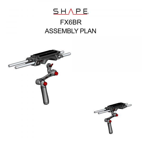 SHAPE Sony FX6 baseplate with handle - 18