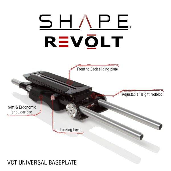 SHAPE Sony FX6 baseplate, top plate, controller top handle,VF. mount, matte box, follow focus pro - 22