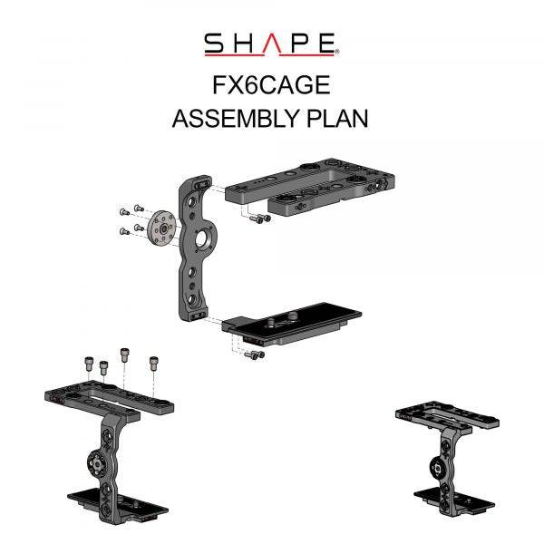 SHAPE Sony FX6 camera cage - 6
