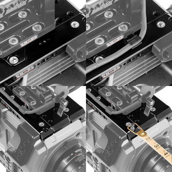 SHAPE Sony FX9 Baseplate Cage Follow Focus Pro - 6