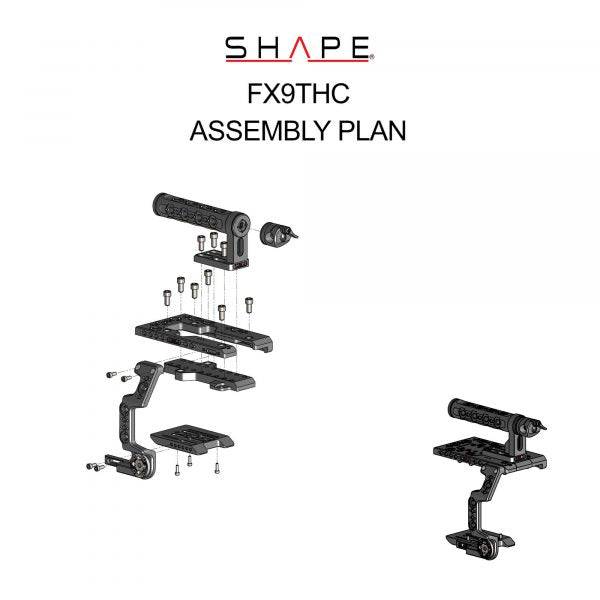 SHAPE Sony FX9 Cage Top Handle - 8