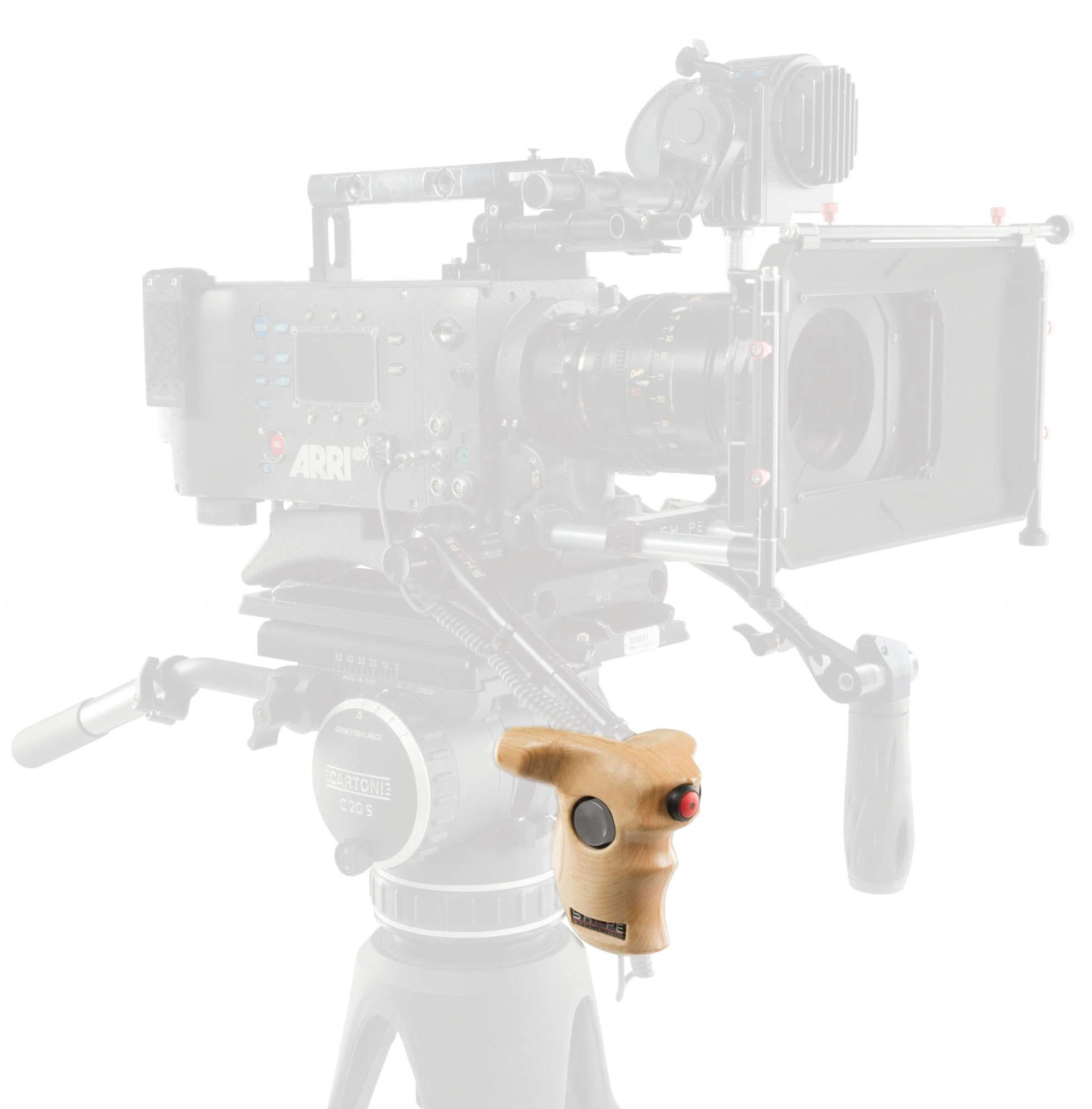 SHAPE Start/Stop Wooden Handle for ARRI Camera - 3