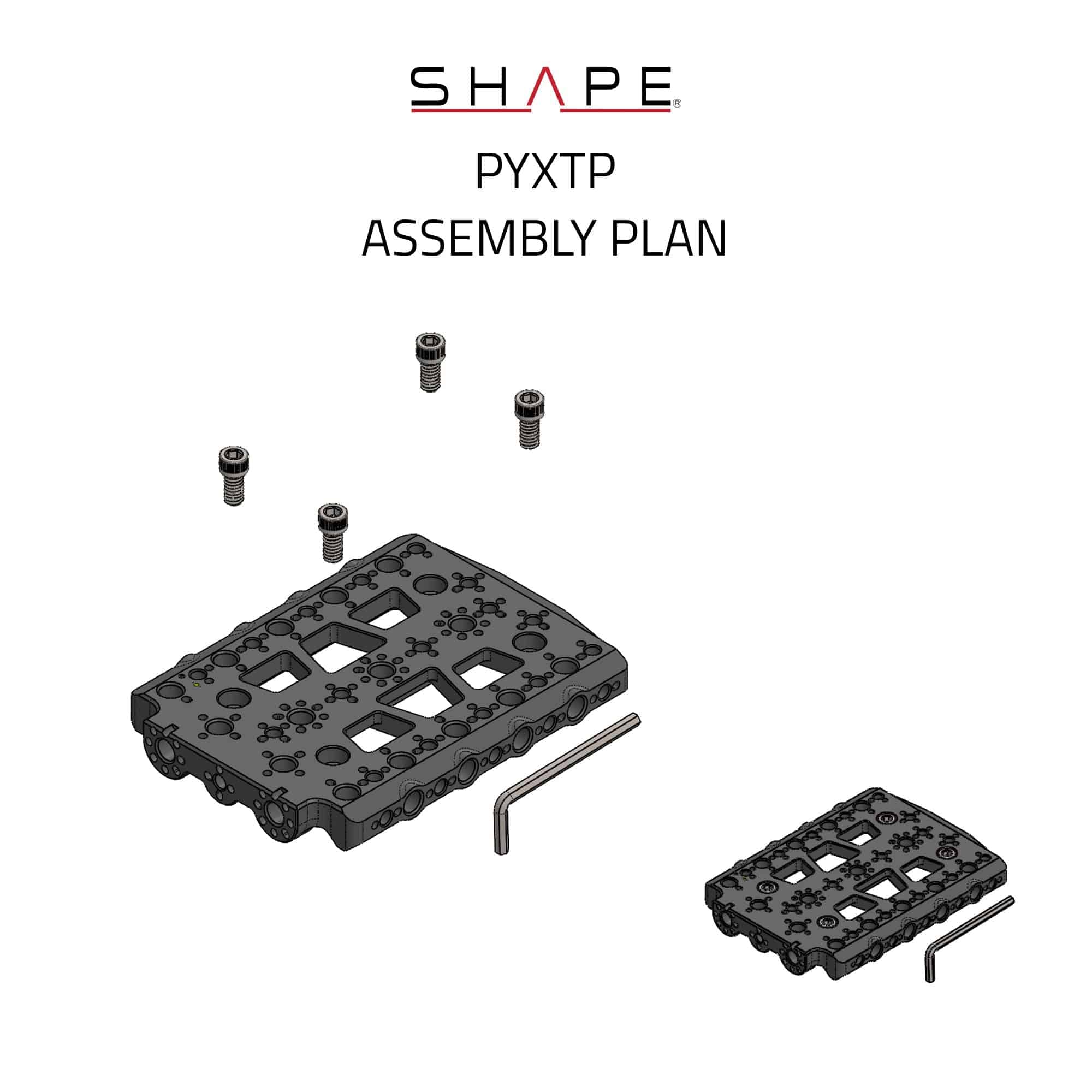 SHAPE TOP PLATE FOR BLACKMAGIC PYXIS 6K - 5