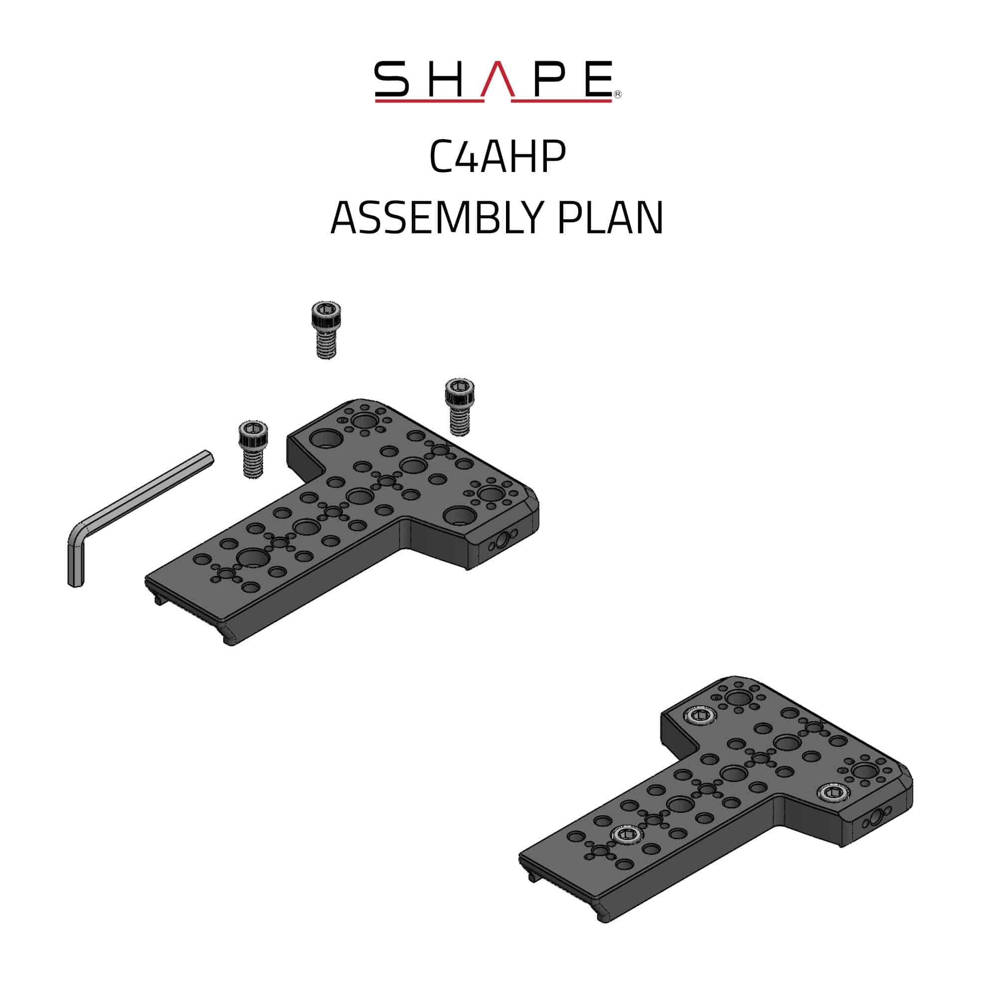 SHAPE Top Handle Adapter Plate for Canon C400 – för filmskapare - 2