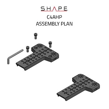 SHAPE Top Handle Adapter Plate for Canon C400