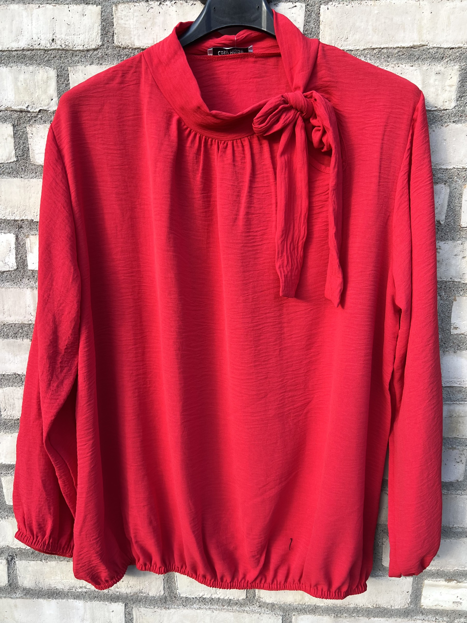 Cosy House Blus Knyt Lipstick Red - 4