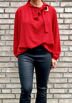 Cosy House Blus Knyt Lipstick Red