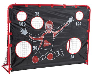 Hudora Innebandymål Match med MÅLDUK 160x115x60 (BxHxD)