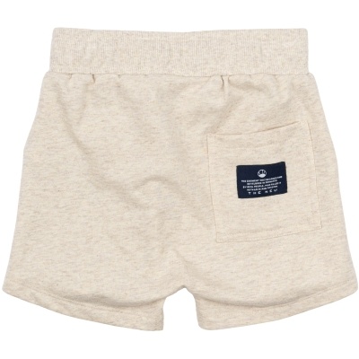 Norval Sweat Shorts Oatmeal Melange - 2