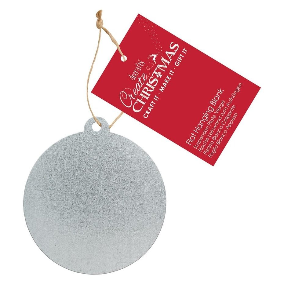 Julgransboll-metall, ø 8cm , hängade dekoration, Bare Basics, Papermania