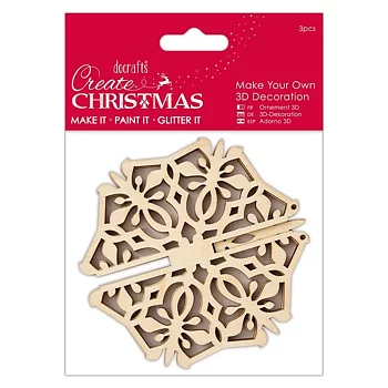 Snöflinga-trä, ø 9,5cm, Papermania