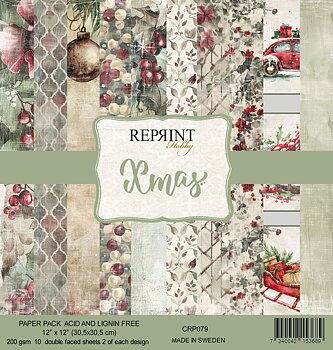Xmas 12x12" Paper Pack,  Reprint