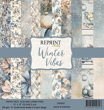 Winter Vibes 12x12" Paper Pack,  Reprint