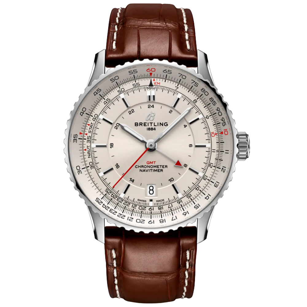 Breitling A32310211G1P1 Navitimer Automatic GMT 41 vit