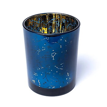 Ljuslykta frostad/metallic konstellationer