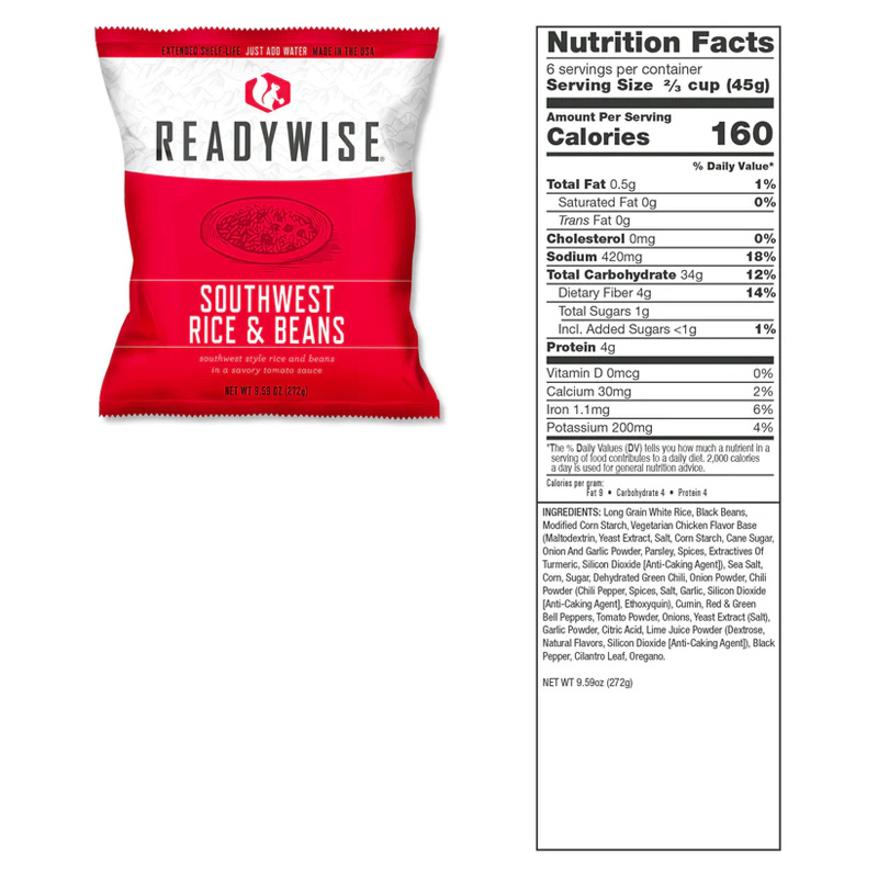 ReadyWise 28 Serving Drybag  | Freeze-dried food | 1149g - 9