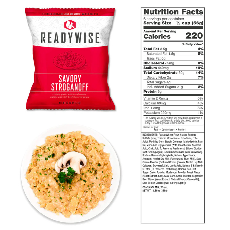 ReadyWise 28 Serving Drybag  | Freeze-dried food | 1149g - 8