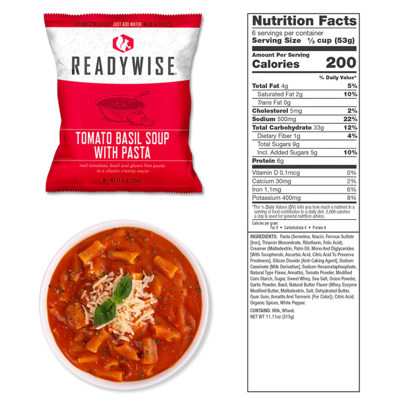 ReadyWise 28 Serving Drybag  | Freeze-dried food | 1149g - 10