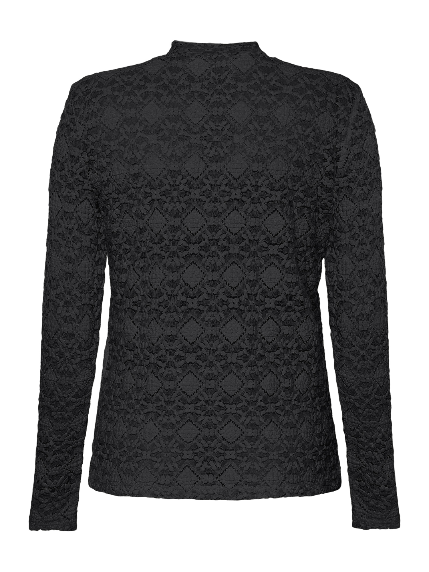 Lace T-Shirt - Black - Signature