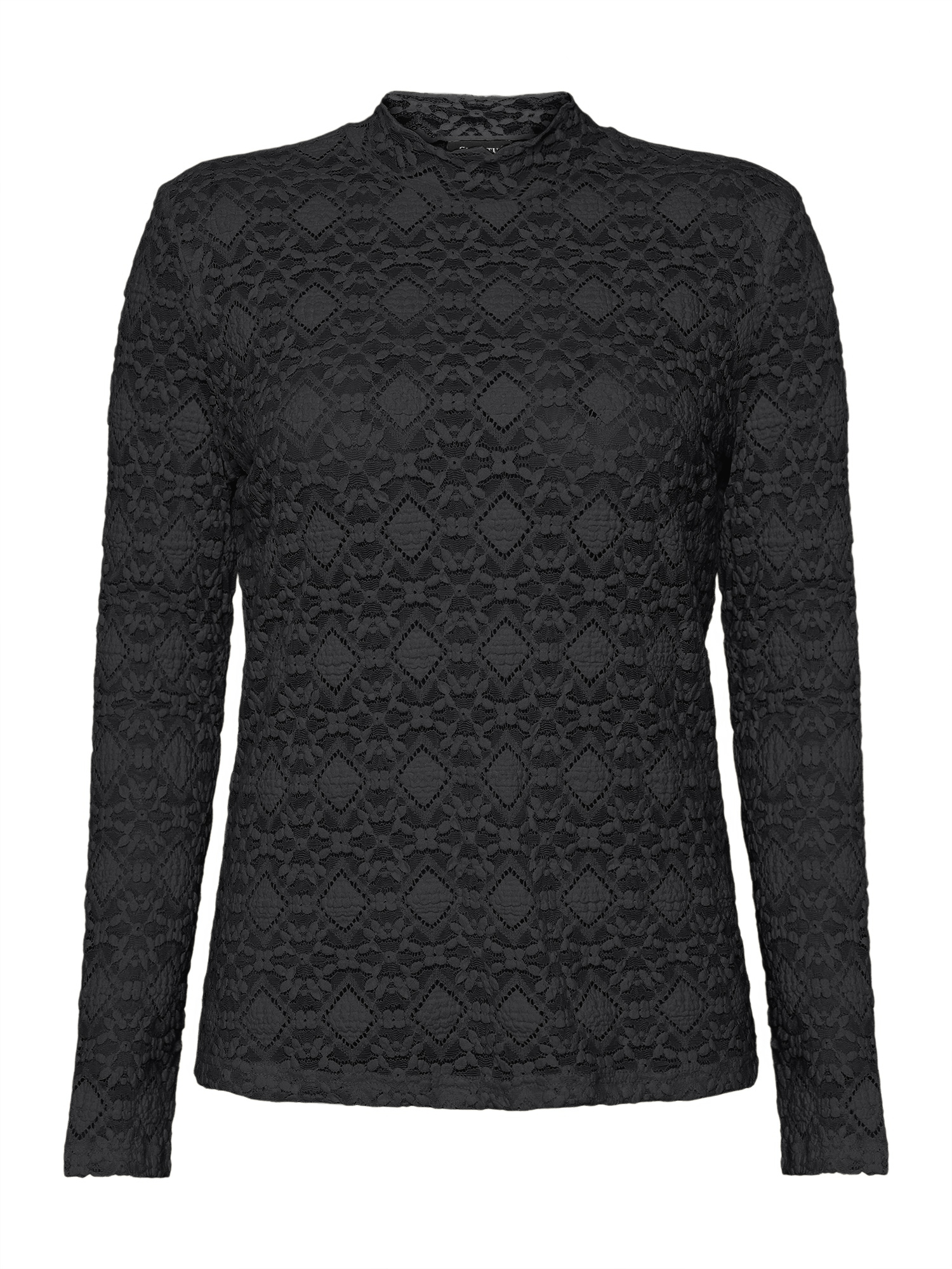 Lace T-Shirt - Black - Signature