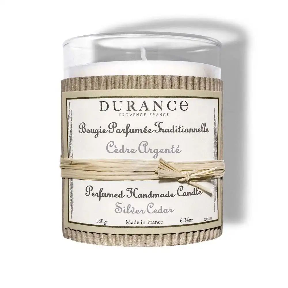 Durance Silver Cedar Scented Candle