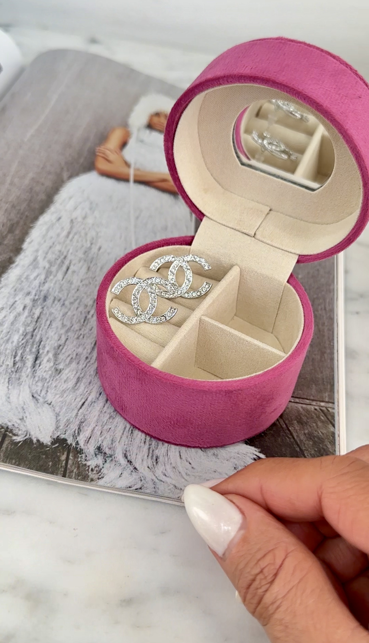 Earrings CC Style Silver  - 3